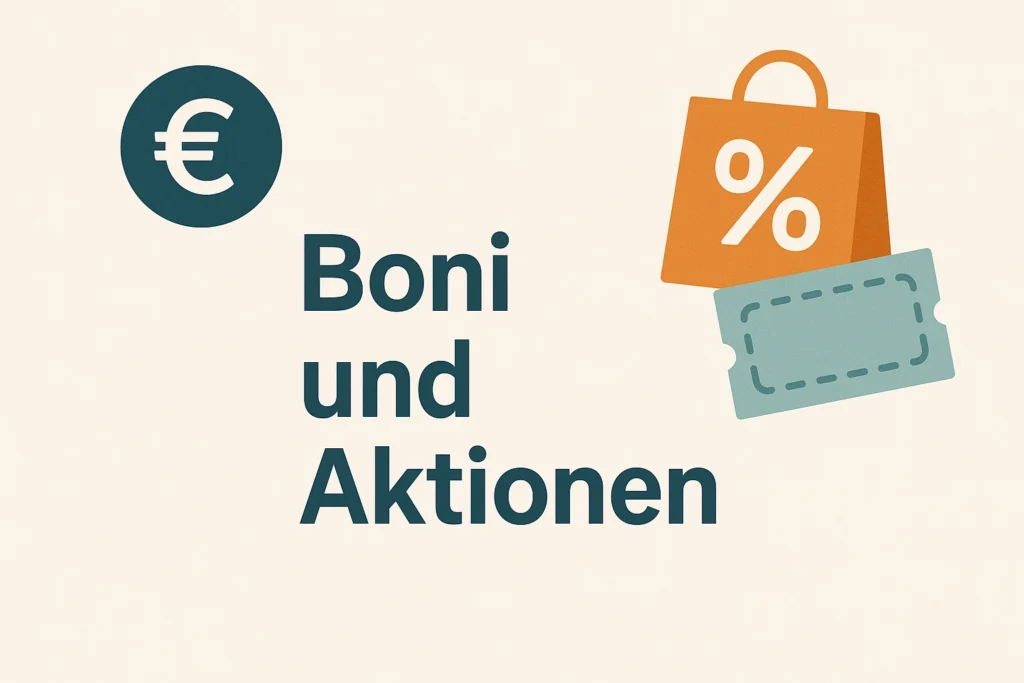 Boni und Aktionen